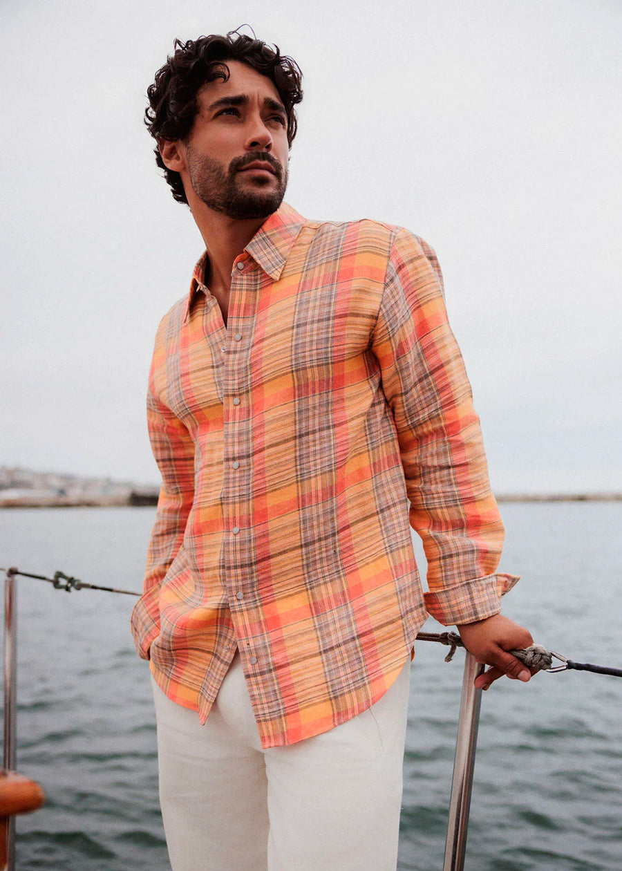 GODS TRUE CASHMERE Camisa de cuadros GTC-U1208TWP