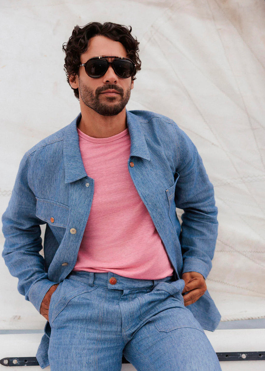 GODS TRUE CASHMERE Camiseta de lino GTC-U5022LIJ