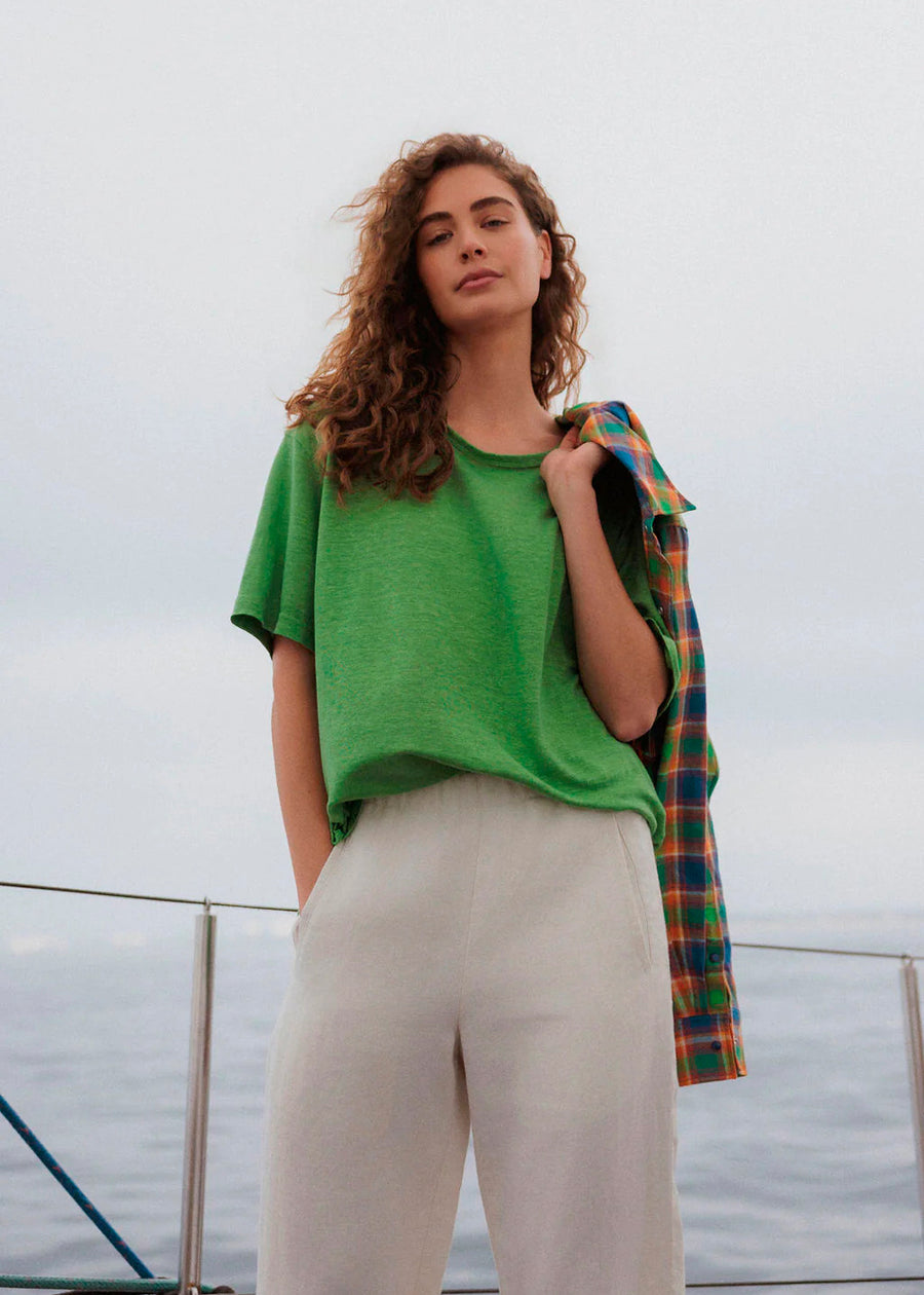 GODS TRUE CASHMERE Camiseta de lino GTC-U5022LIJ