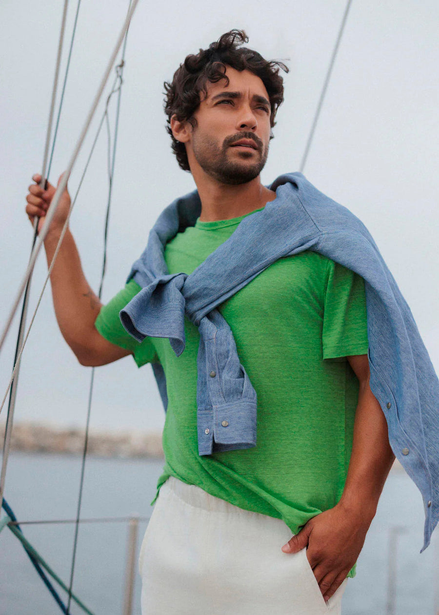GODS TRUE CASHMERE Camiseta de lino GTC-U5022LIJ