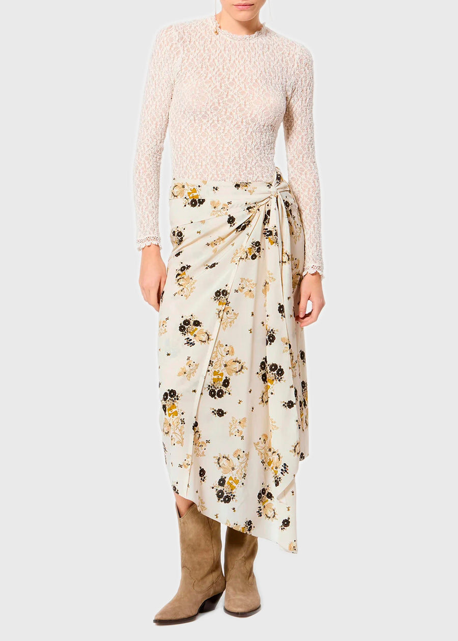 Isabel Marant Falda midi Faniry ISM-FANIRY