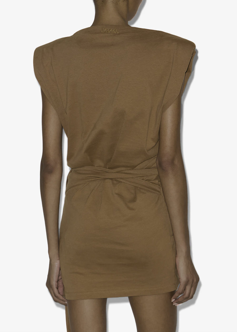 Isabel Marant Vestido envolvente Marielle ISM-MARIELLE