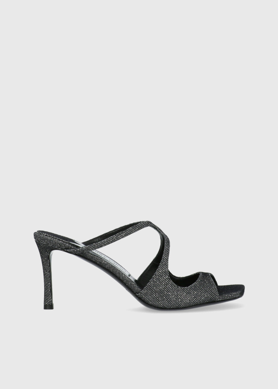 Jimmy Choo Sandalias Anise Glitter Slide JCH-ANISE75