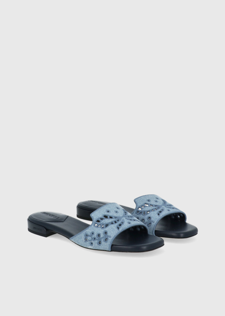 JIMMY CHOO Sandalias Planas Bordadas Ariane JCH-ARIANEFL