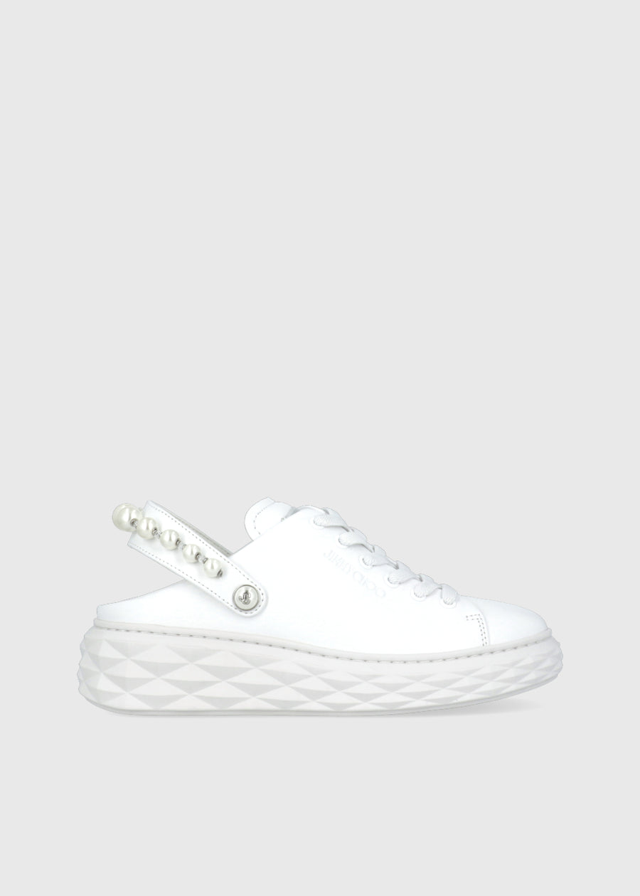 Jimmy Choo Sneakers Mules Diamond Maxi Pearl JCH-DIAMAXPE