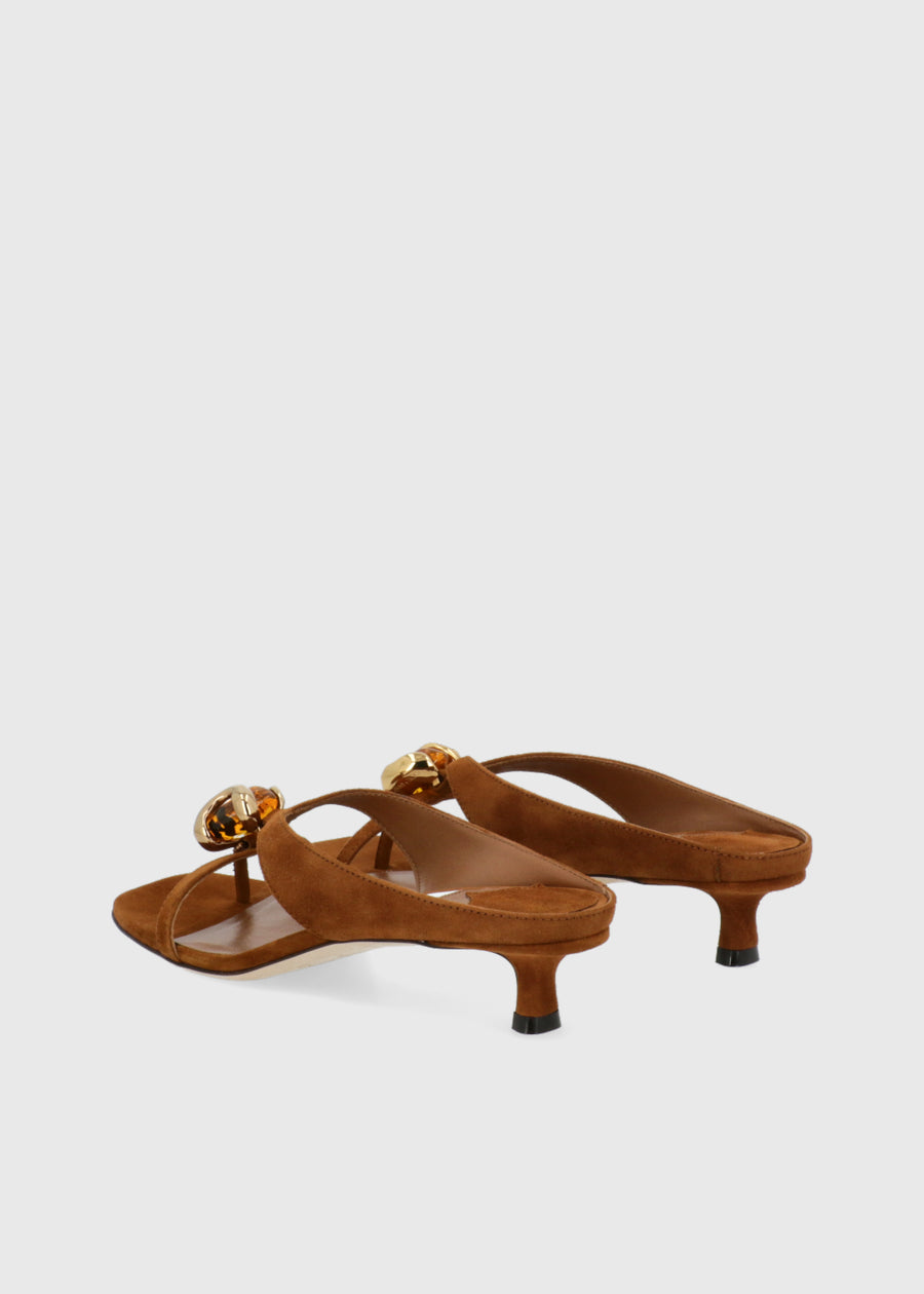 Jimmy Choo Mules Emeri Stone JCH-EMERST35