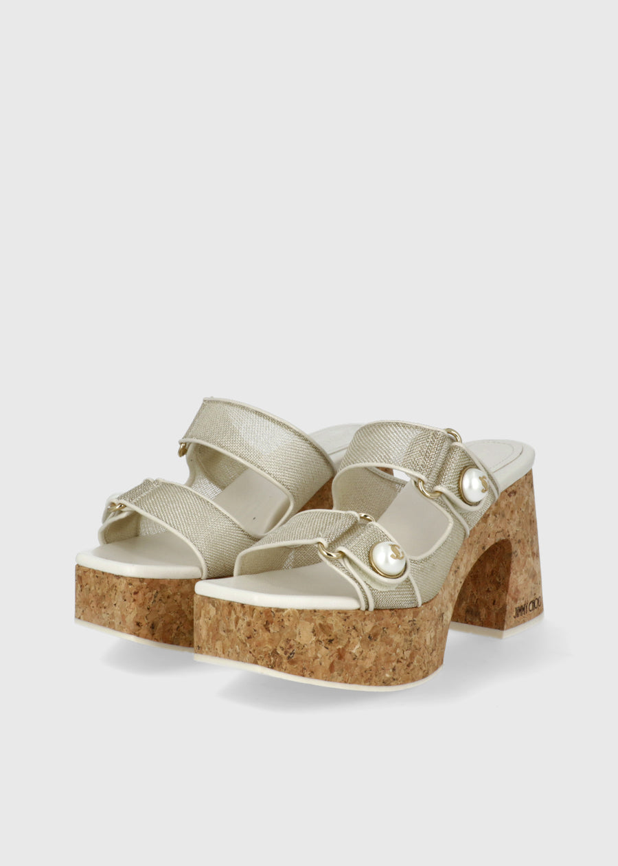 Jimmy Choo Sandalia Plataforma Fayence JCH-FAYENW95