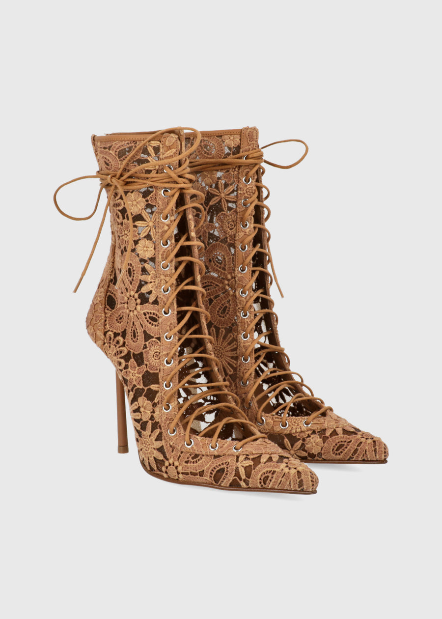 LE SILLA Botas Colette encaje de macramé LLL-4180F100