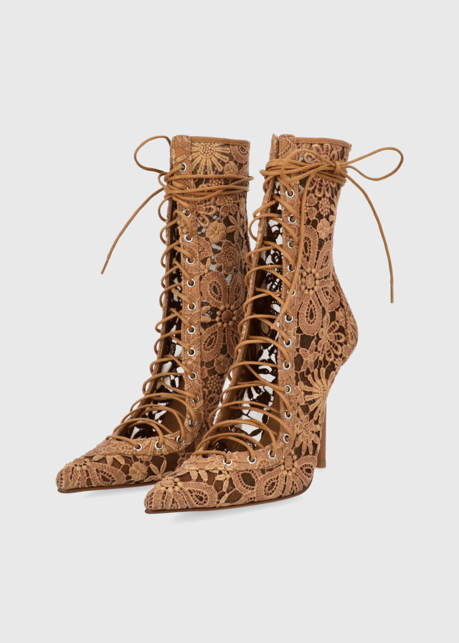 LE SILLA Botas Colette encaje de macramé LLL-4180F100