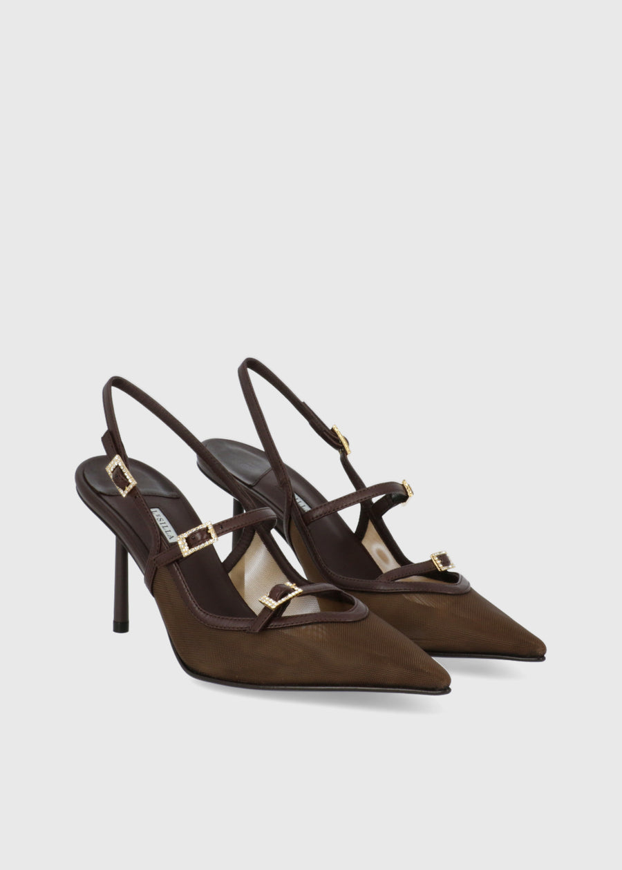 Le Silla Zapatillas Slingback Morgana LLL-4293D080