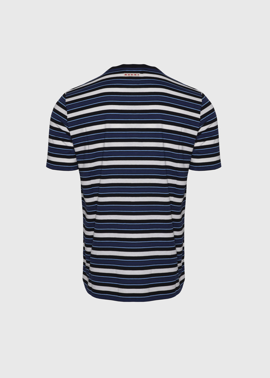 Marni T-Shirt con estampado de logo distorsionado MRI-HUMU0198