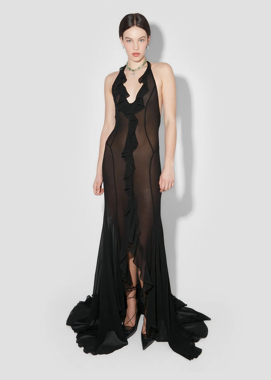 MISBHV Vestido con trasnsparencias MSB-240W833