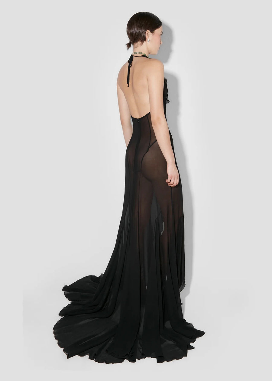 MISBHV Vestido con trasnsparencias MSB-240W833