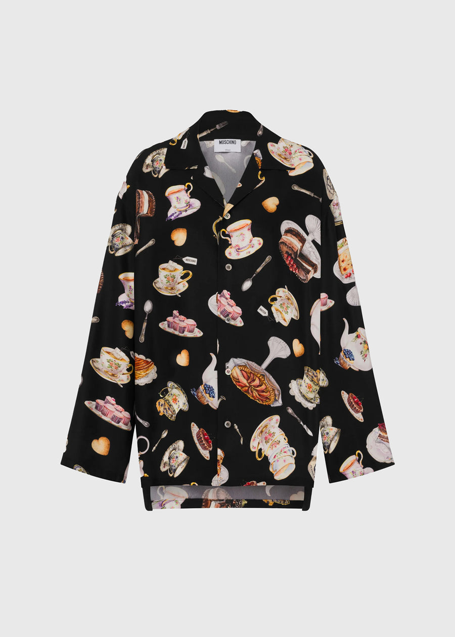 Moschino Camisa patchwork MSC-A0236