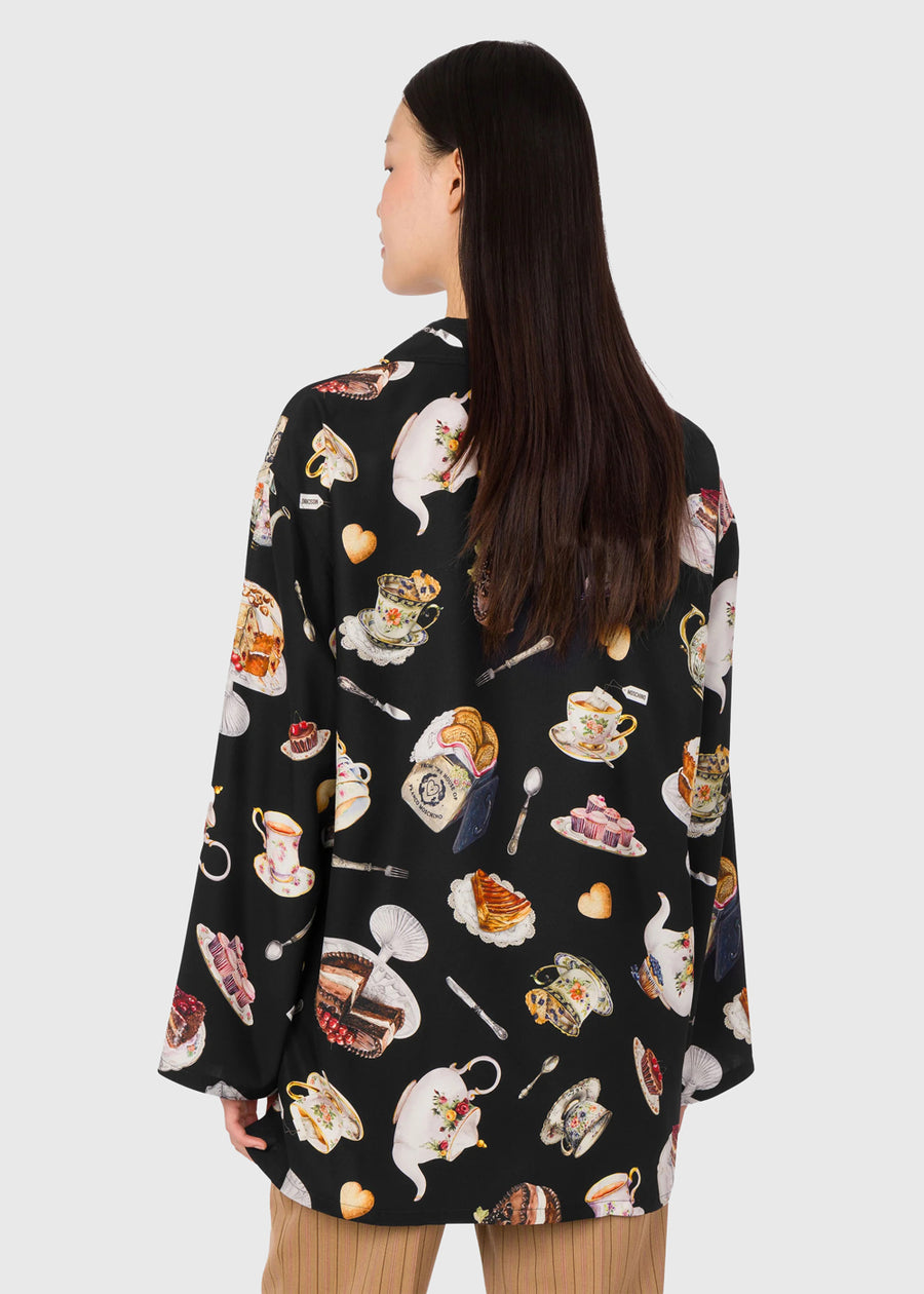 Moschino Camisa patchwork MSC-A0236