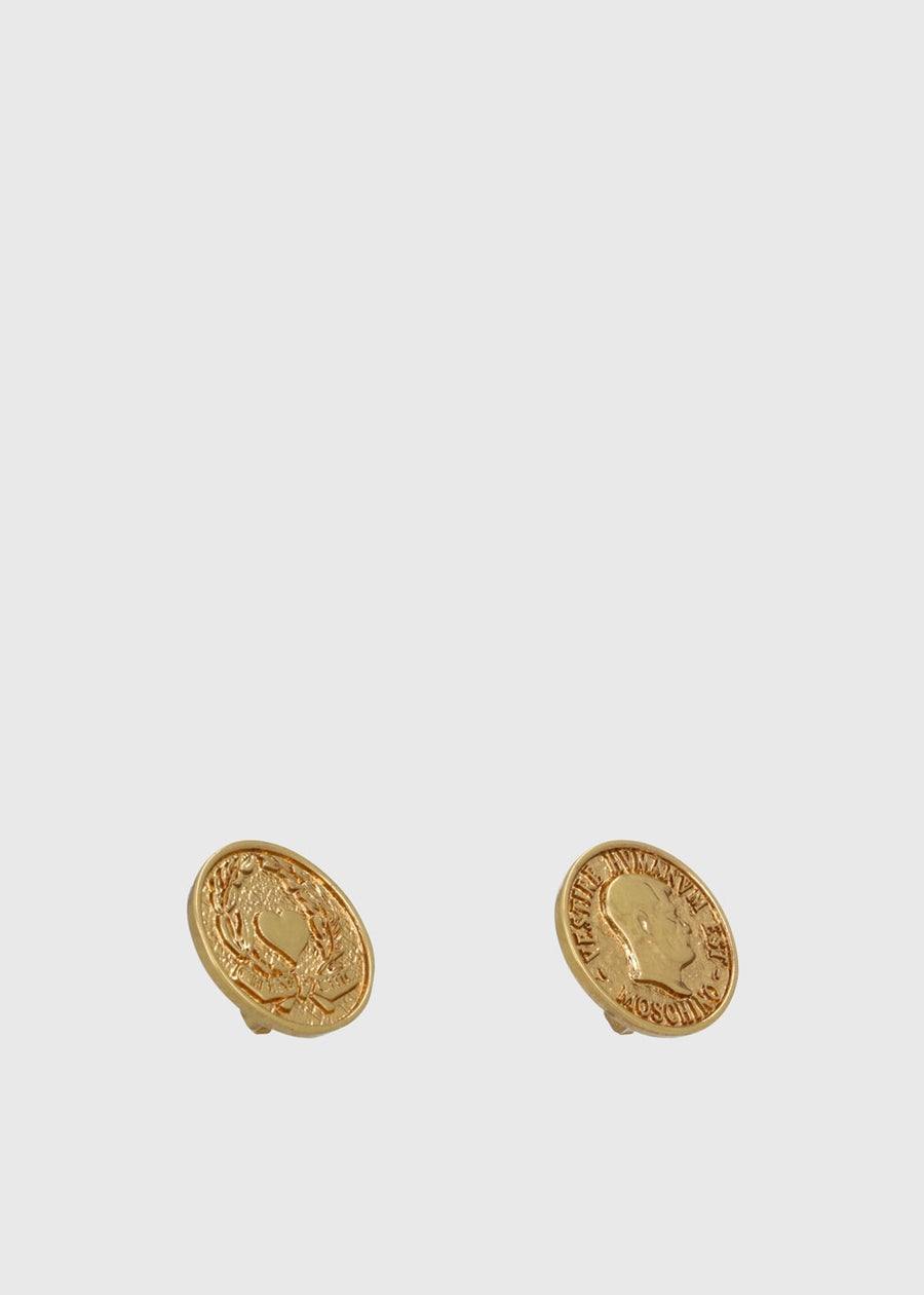 Moschino Aretes Moneda MSC-A9113