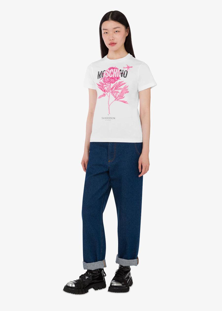 MOSCHINO T-Shirt x Sanderson MSC-DJ0718