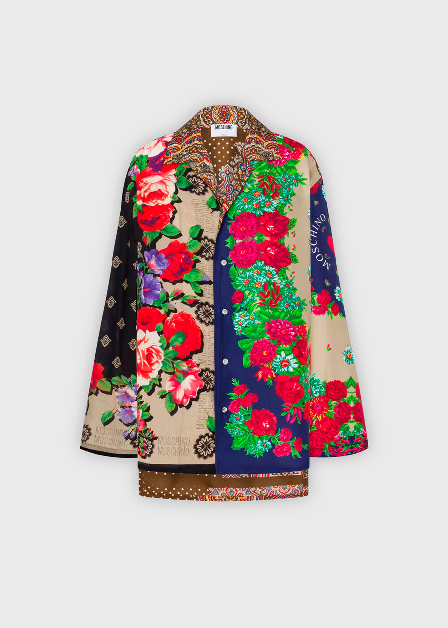 MOSCHINO Camisa patchwork MSC-EA0212