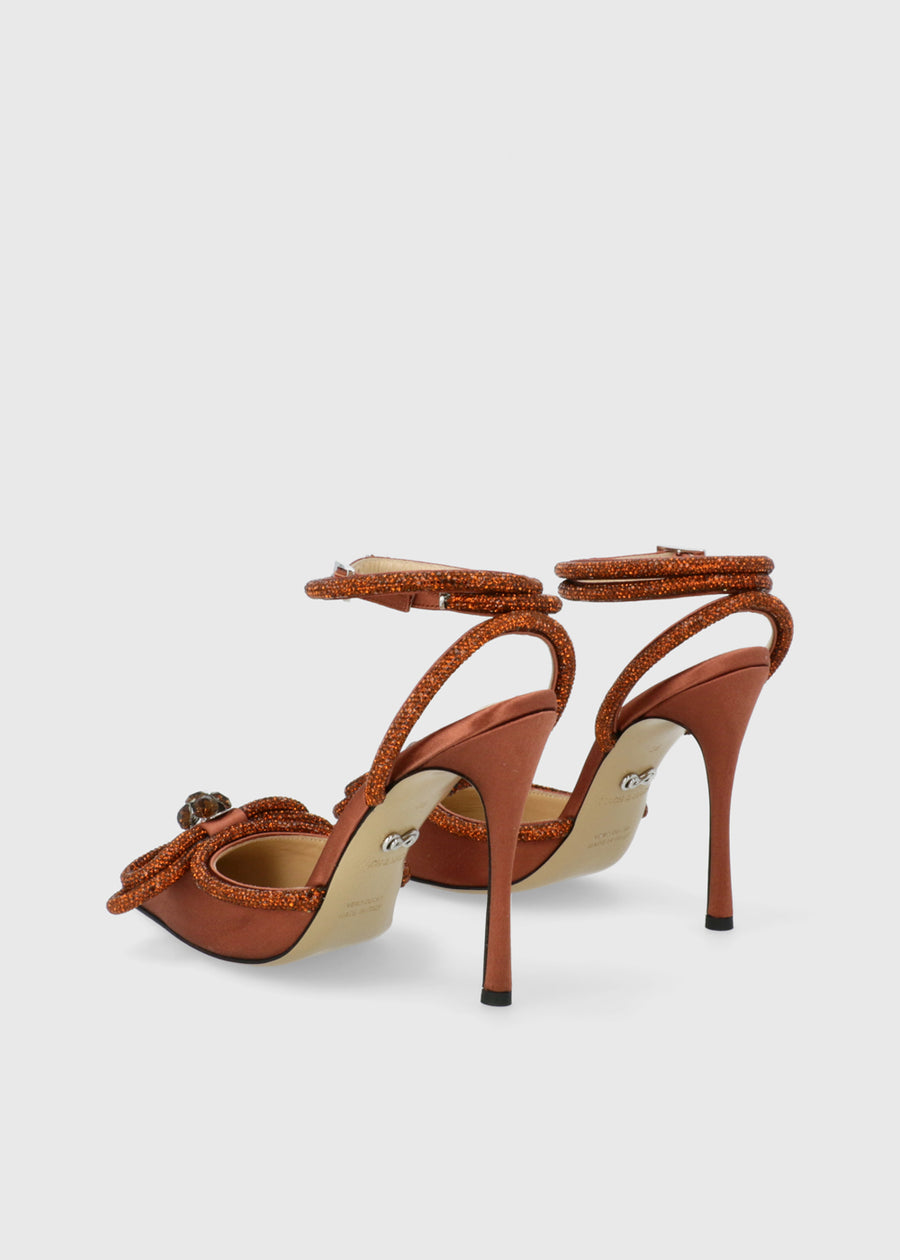 Mach & Mach Zapatillas Double Bow Crystal MYM-S0235
