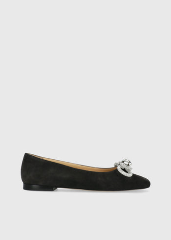 MACH & MACH Flats Double Bow Satin Flats MYM-S0945