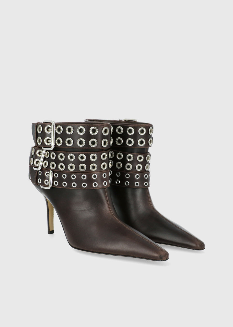 MACH & MACH Botines Buckle Belt Vintage MYM-S0974