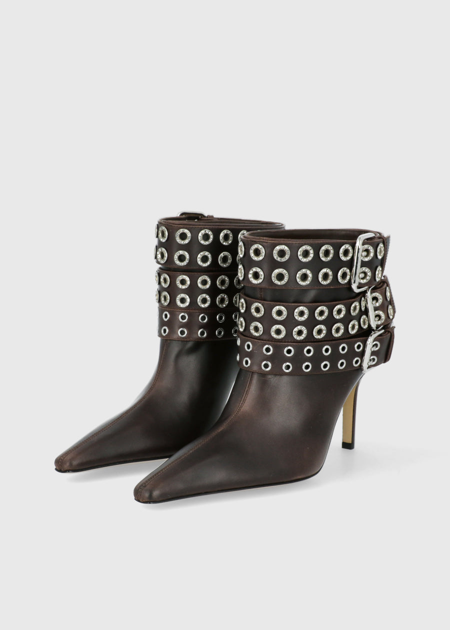 MACH & MACH Botines Buckle Belt Vintage MYM-S0974