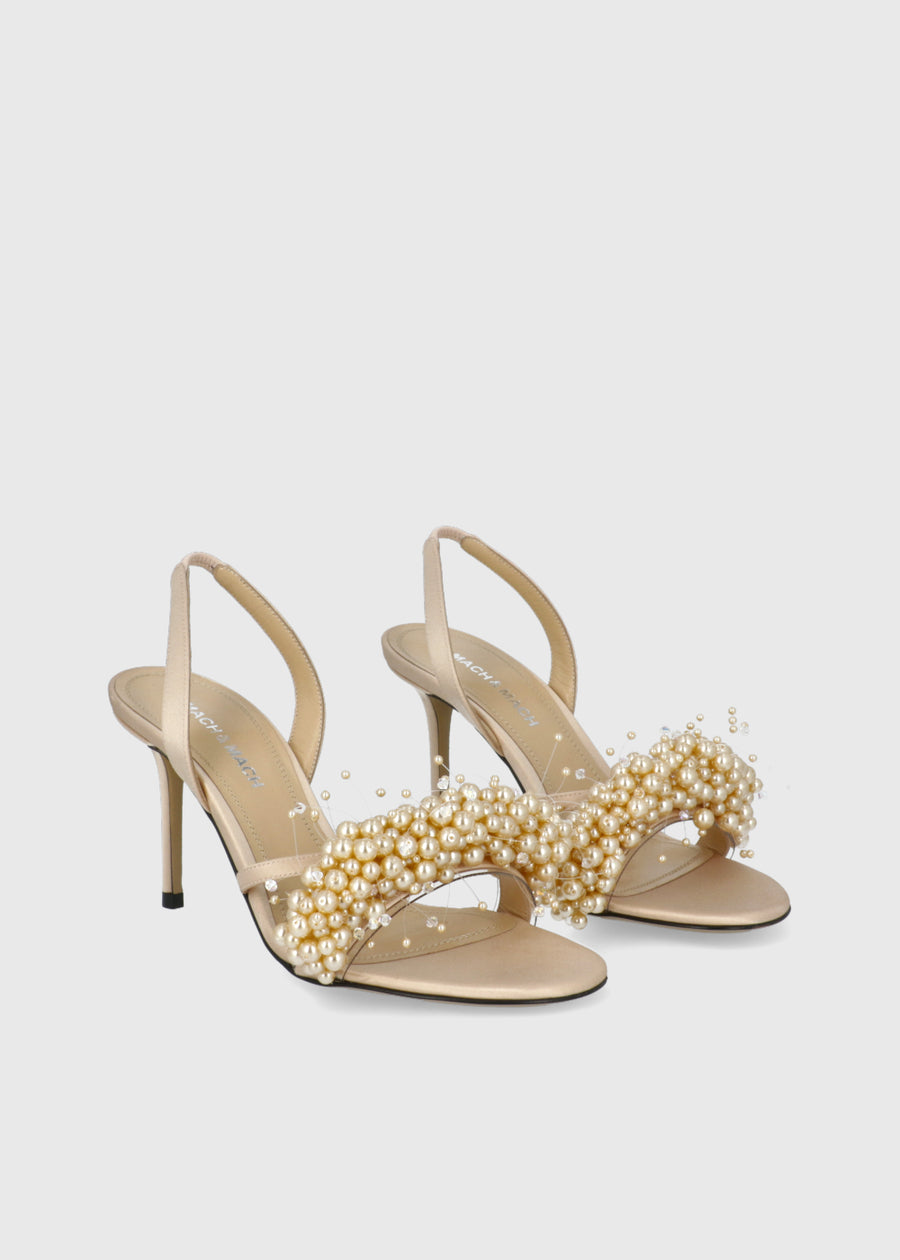 Mach & Mach Sandalia Altas Floating Pearl MYM-S1002