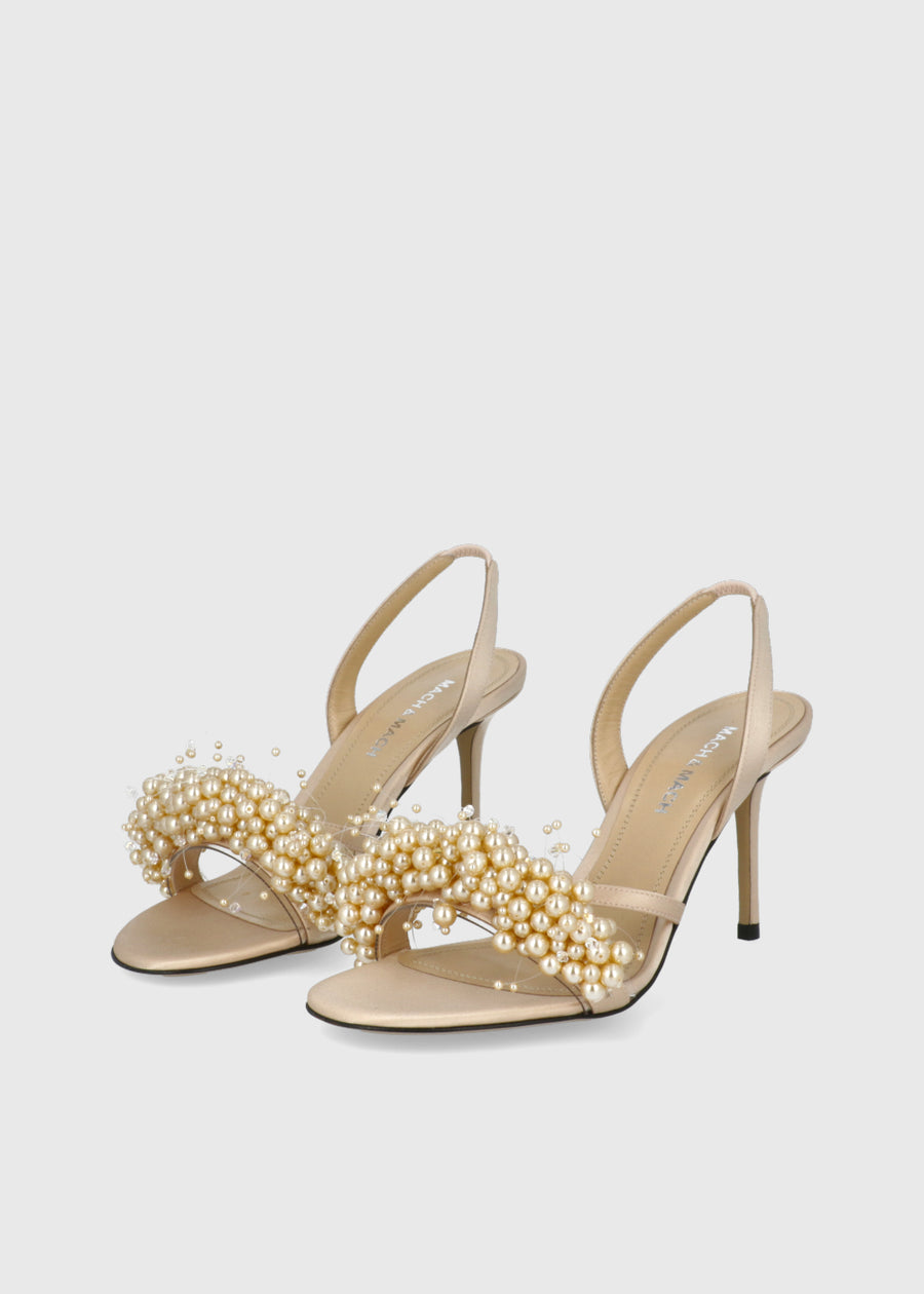 Mach & Mach Sandalia Altas Floating Pearl MYM-S1002