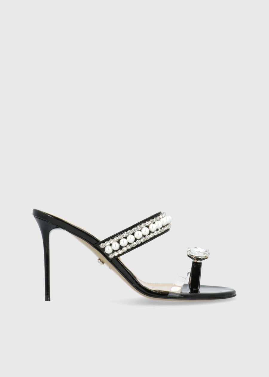 Mach & Mach Mules Diamond Of Elizabeth Ring Toe MYM-S1110