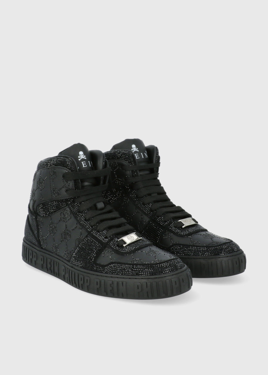 Philipp Plein Sneakers Carson Monogram Strass PLP-CUSC0865