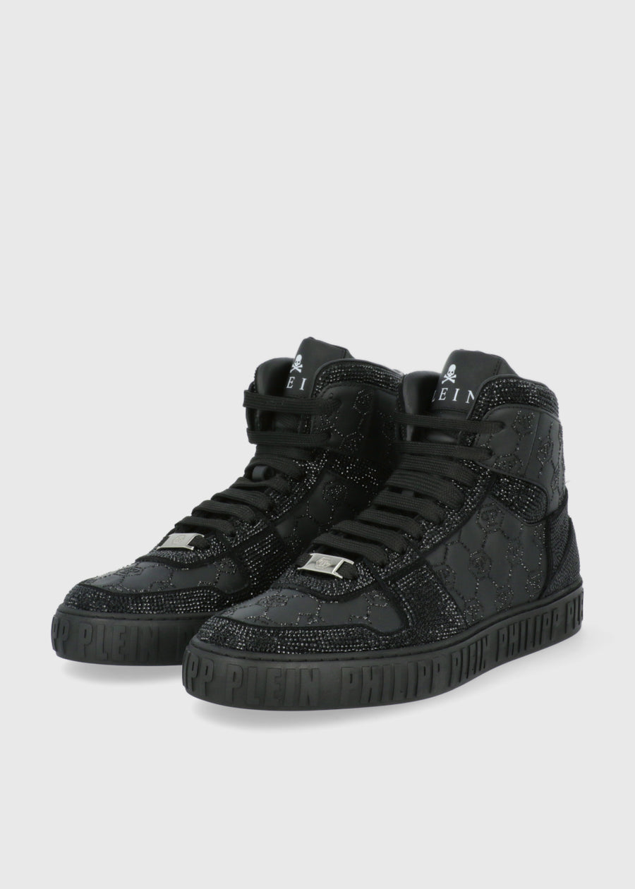 Philipp Plein Sneakers Carson Monogram Strass PLP-CUSC0865