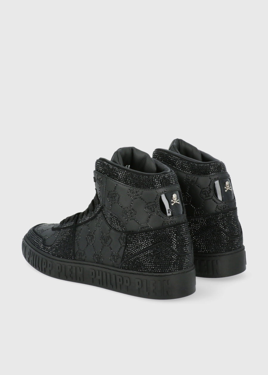 Philipp Plein Sneakers Carson Monogram Strass PLP-CUSC0865