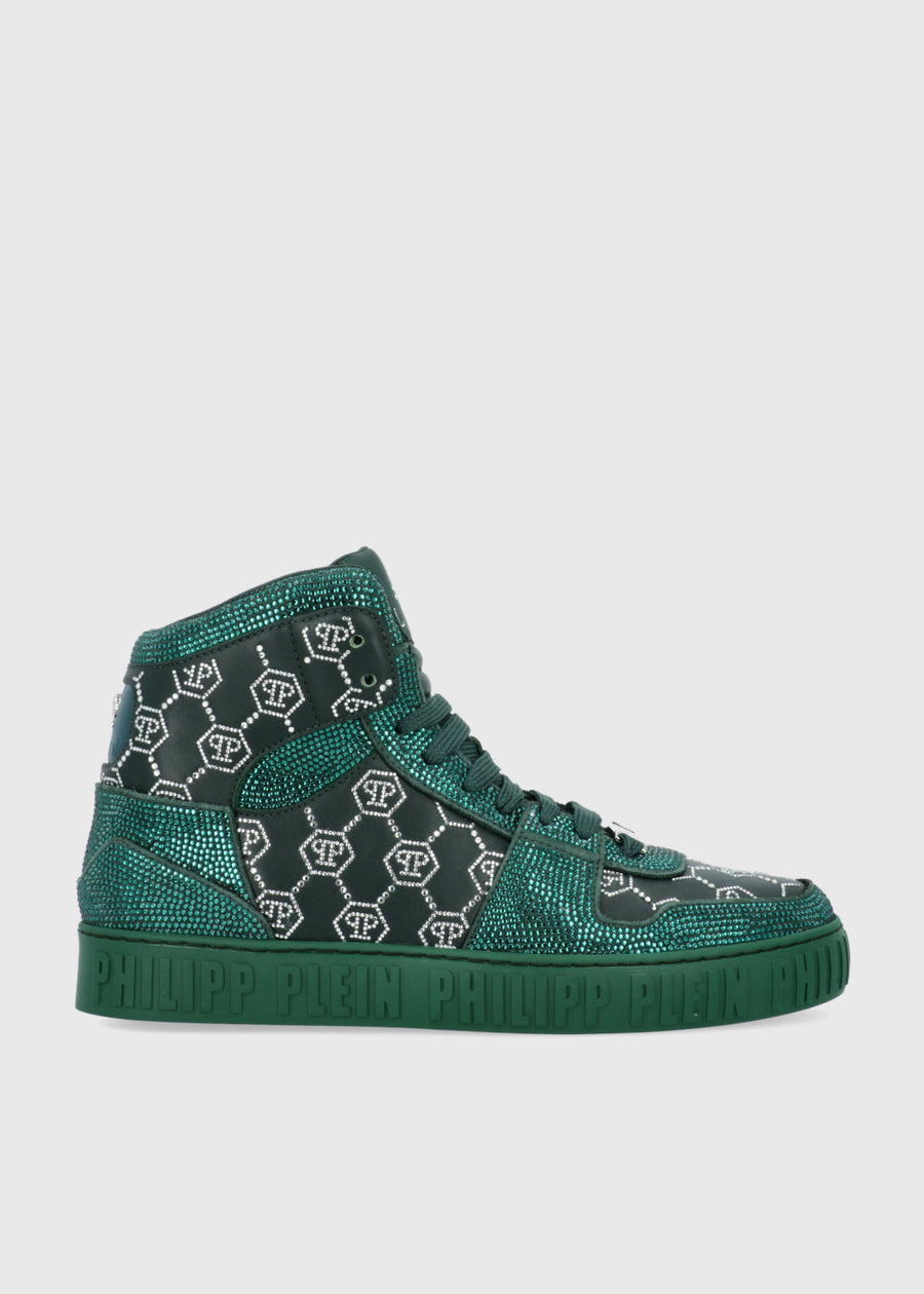 Philipp Plein Sneakers Carson Monogram Strass PLP-CUSC0865