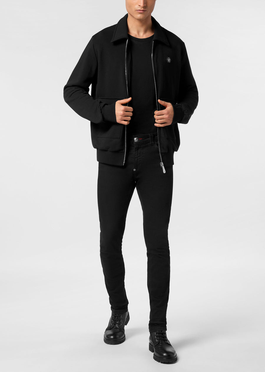 Philipp Plein Chamarra con bolsillos PLP-MJB3714