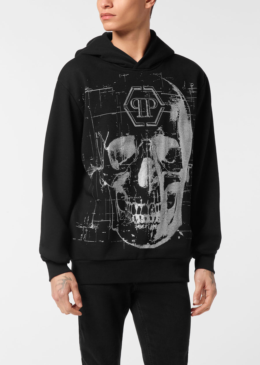 Philipp Plein Sudadera estampada con capucha PLP-MJB3753