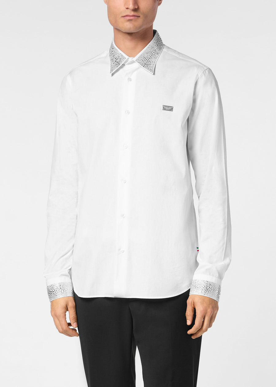 Philipp Plein Camisa Sugar Daddy Cut LS PLP-MRP2338