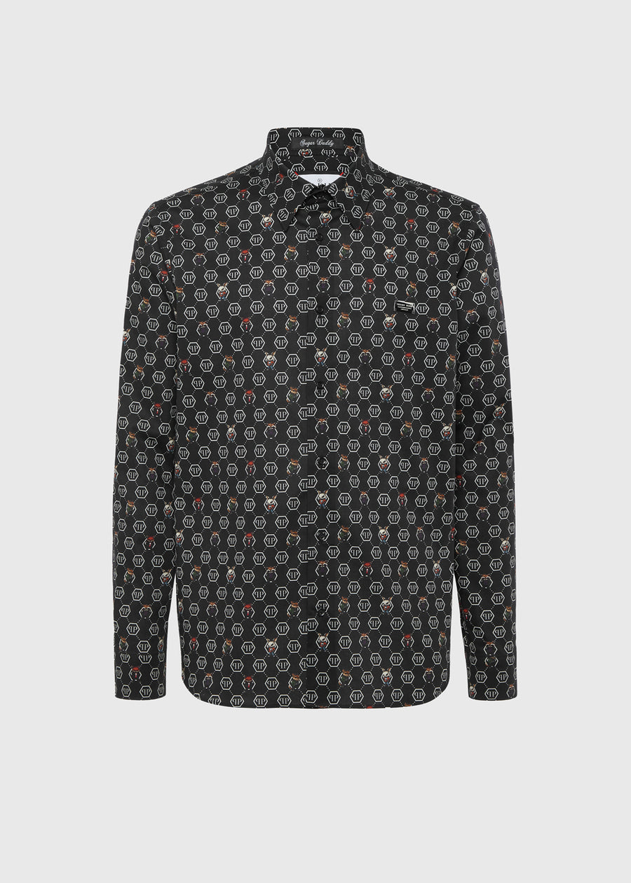 Philipp Plein Camisa Monogram PLP-MRP2521