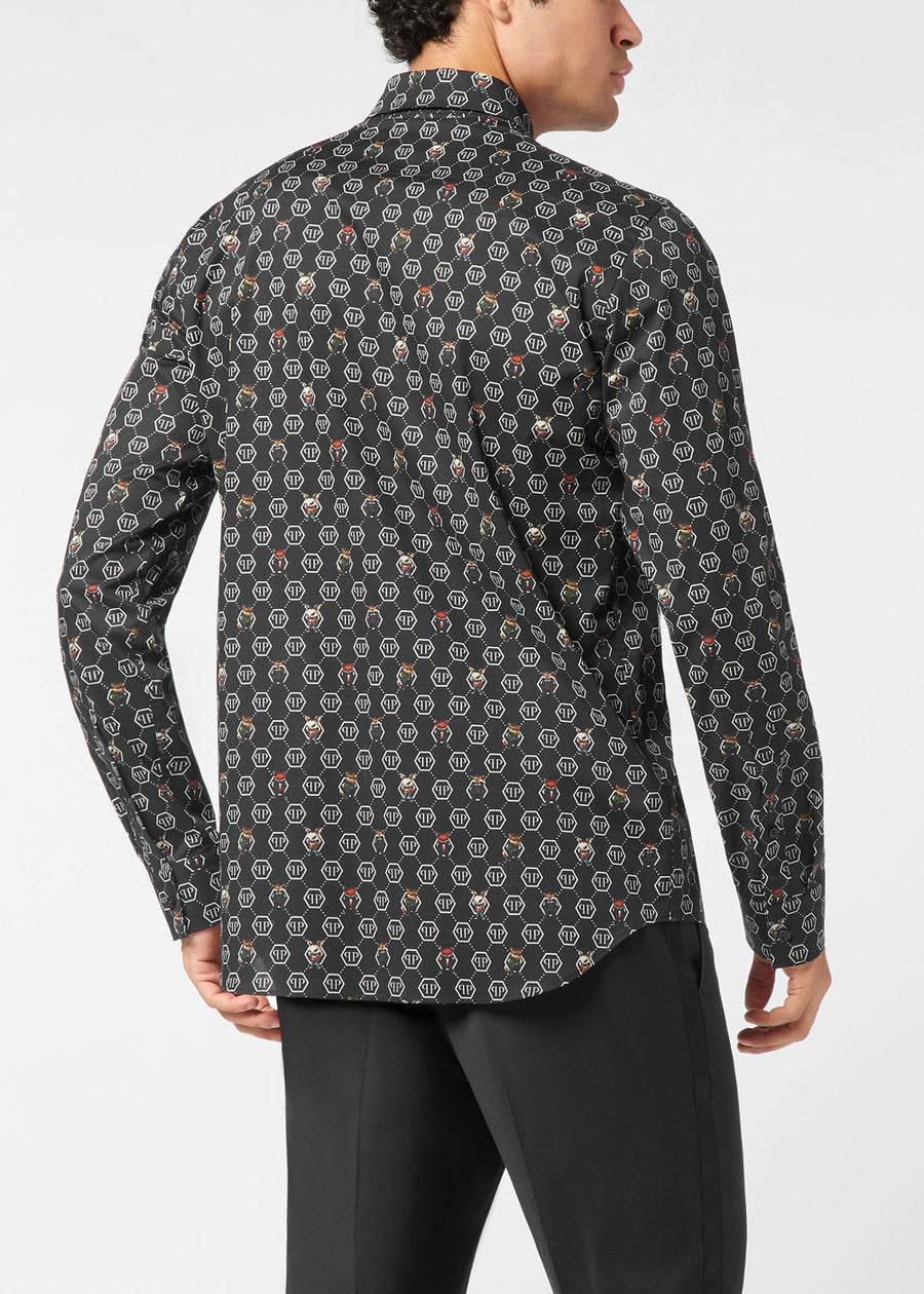 Philipp Plein Camisa Monogram PLP-MRP2521