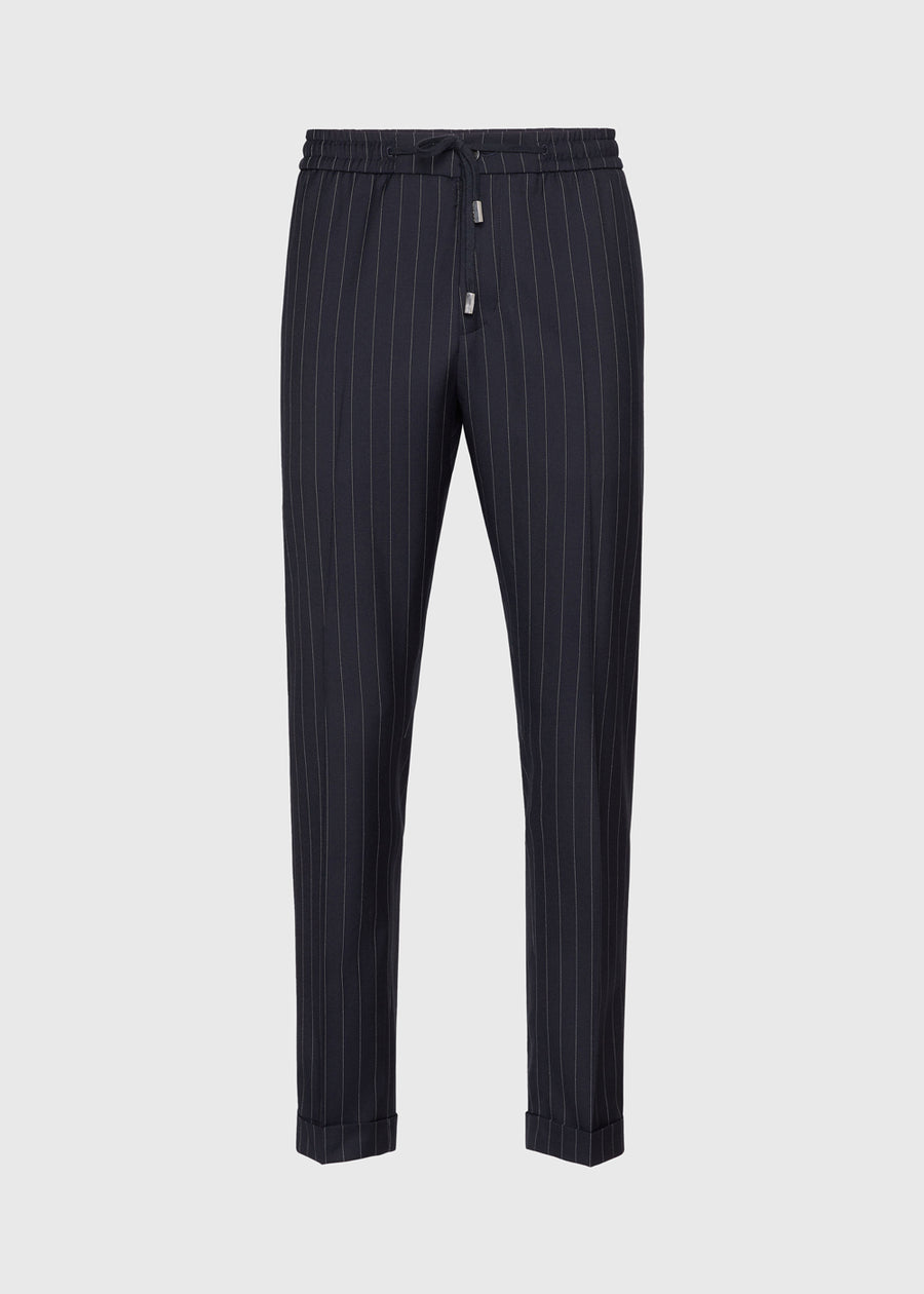 Philipp Plein Pantalon Pinstripe Jogging Trousers PLP-MRT1489