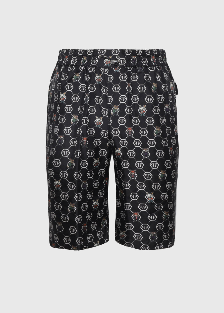 Philipp Plein Shorts monogram PLP-MRT1626