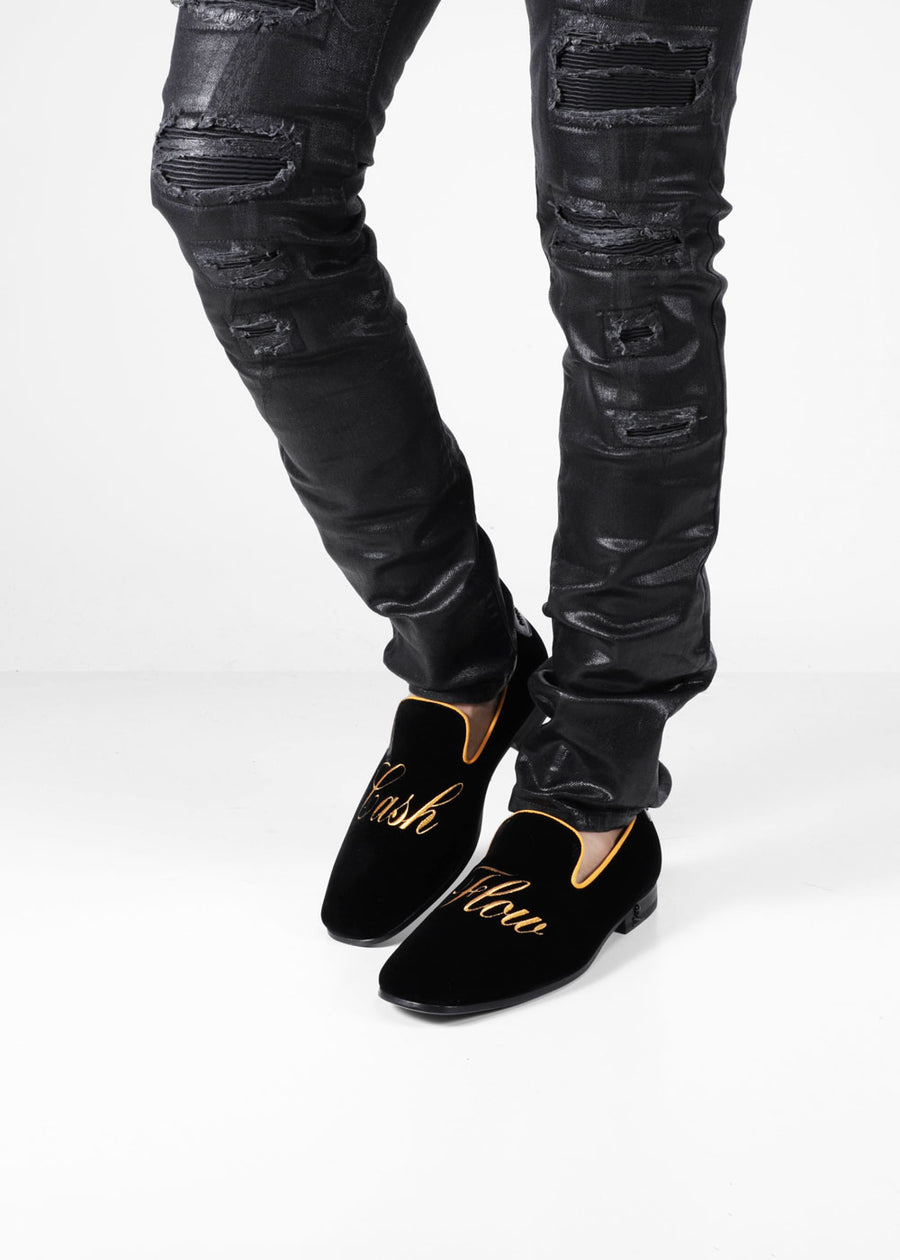 Philipp Plein Mocasines de terciopelo PLP-MSB0712