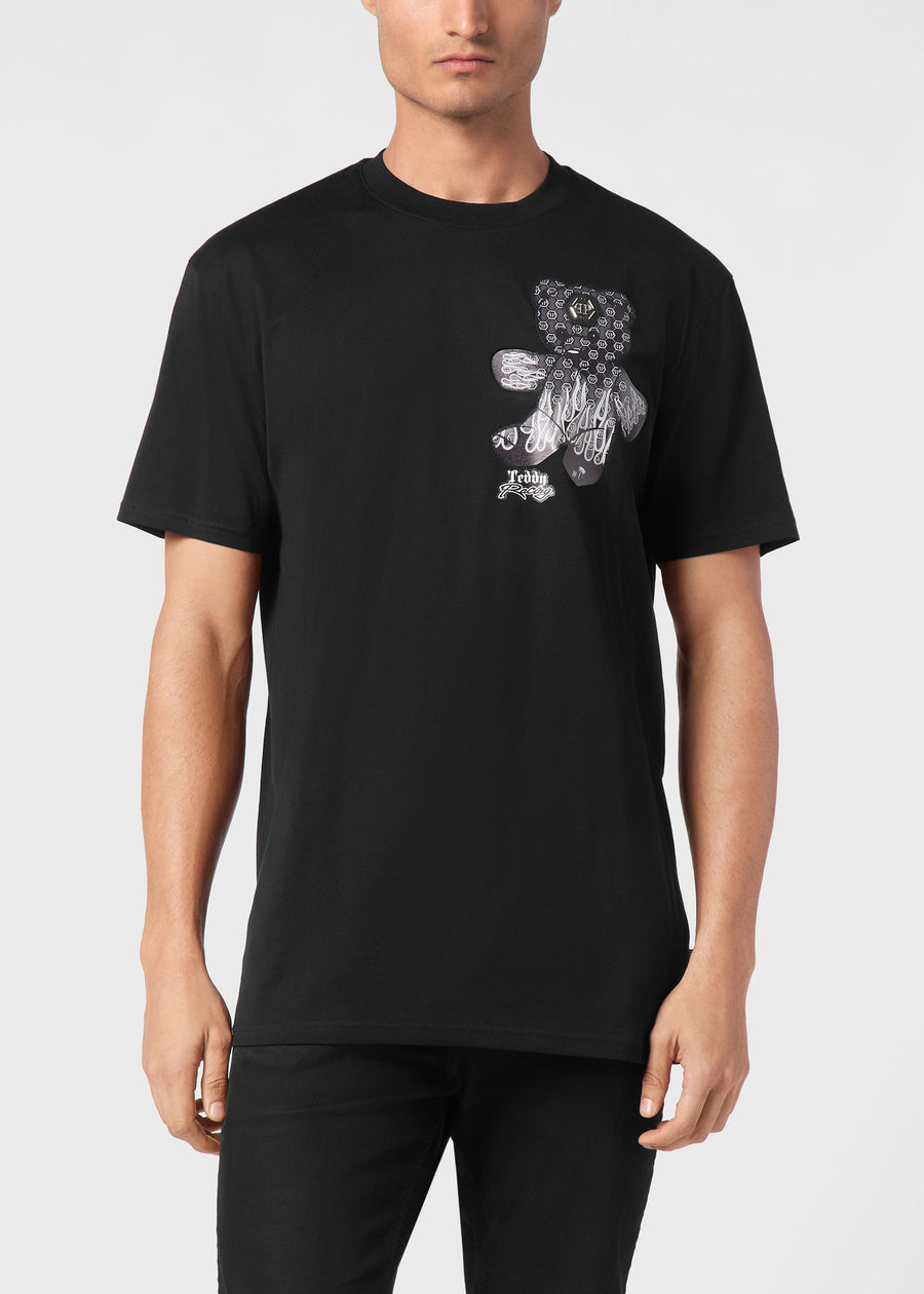 Philipp Plein Jersey T-shirt Round Neck SS Teddy B PLP-MTK8090
