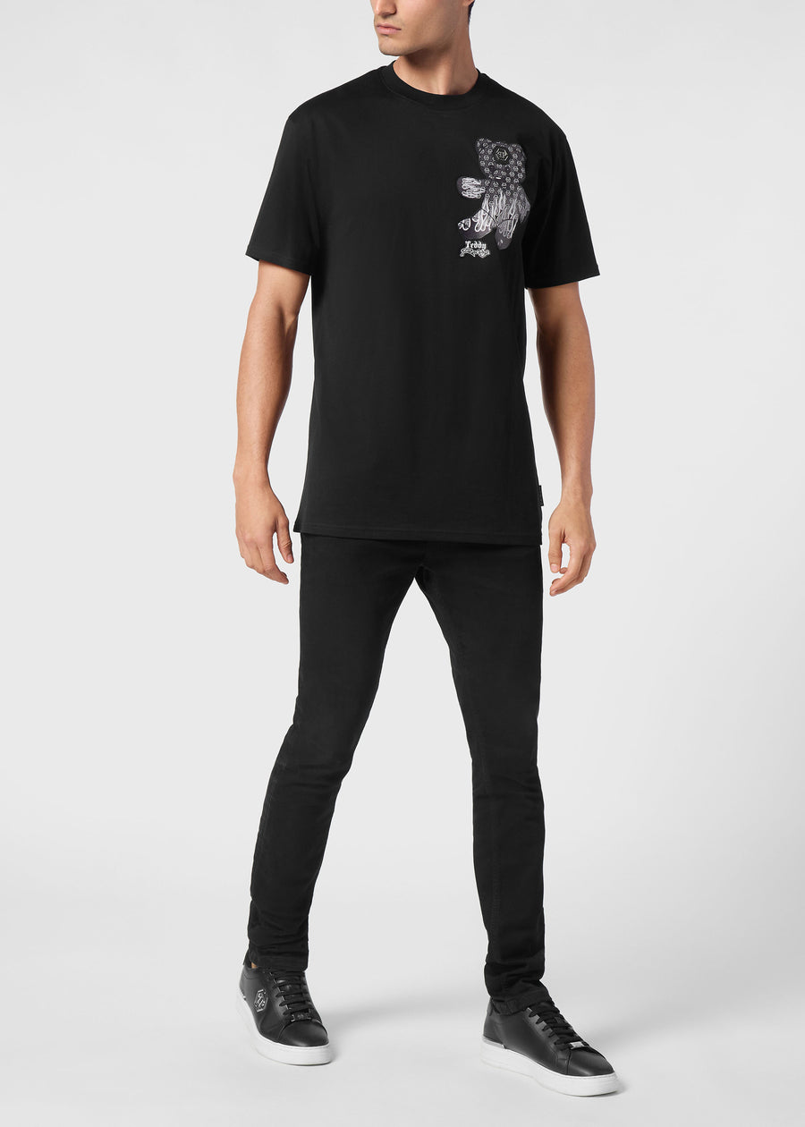 Philipp Plein Jersey T-shirt Round Neck SS Teddy B PLP-MTK8090
