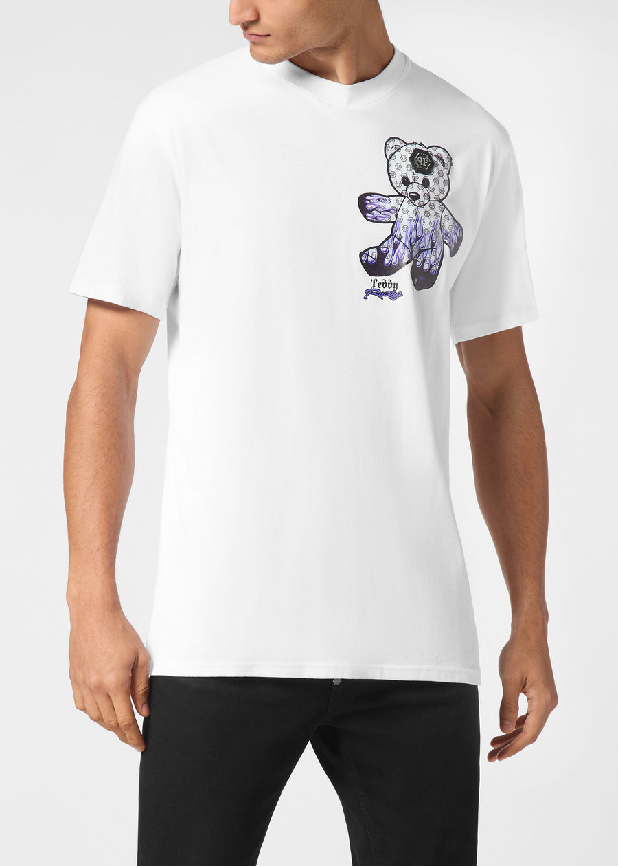 Philipp Plein Jersey T-shirt Round Neck SS Teddy B PLP-MTK8090