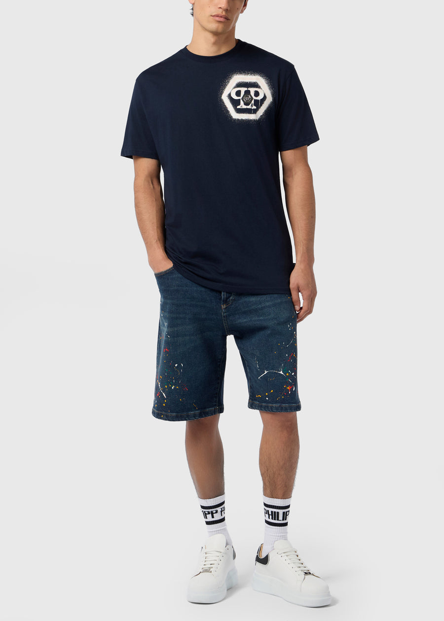 Philipp Plein T-Shirt Spray Logo PLP-MTK8890