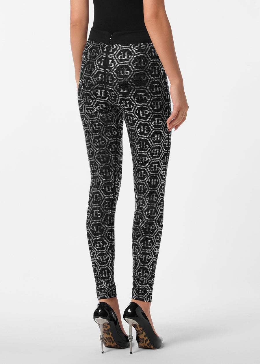 Philipp Plein Leggings monogram PLP-WJT2136