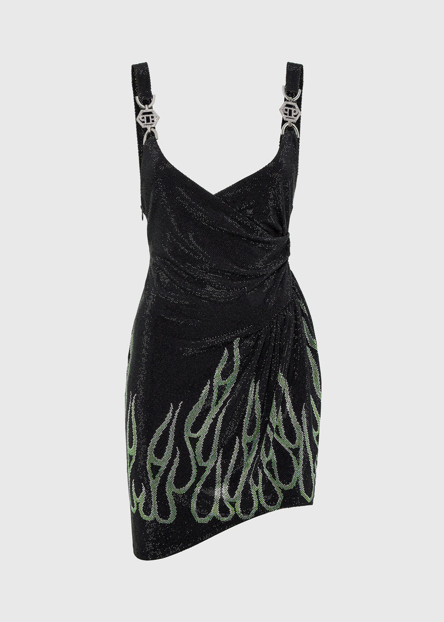 Philipp Plein Vestido corto Flame PLP-WRG3331