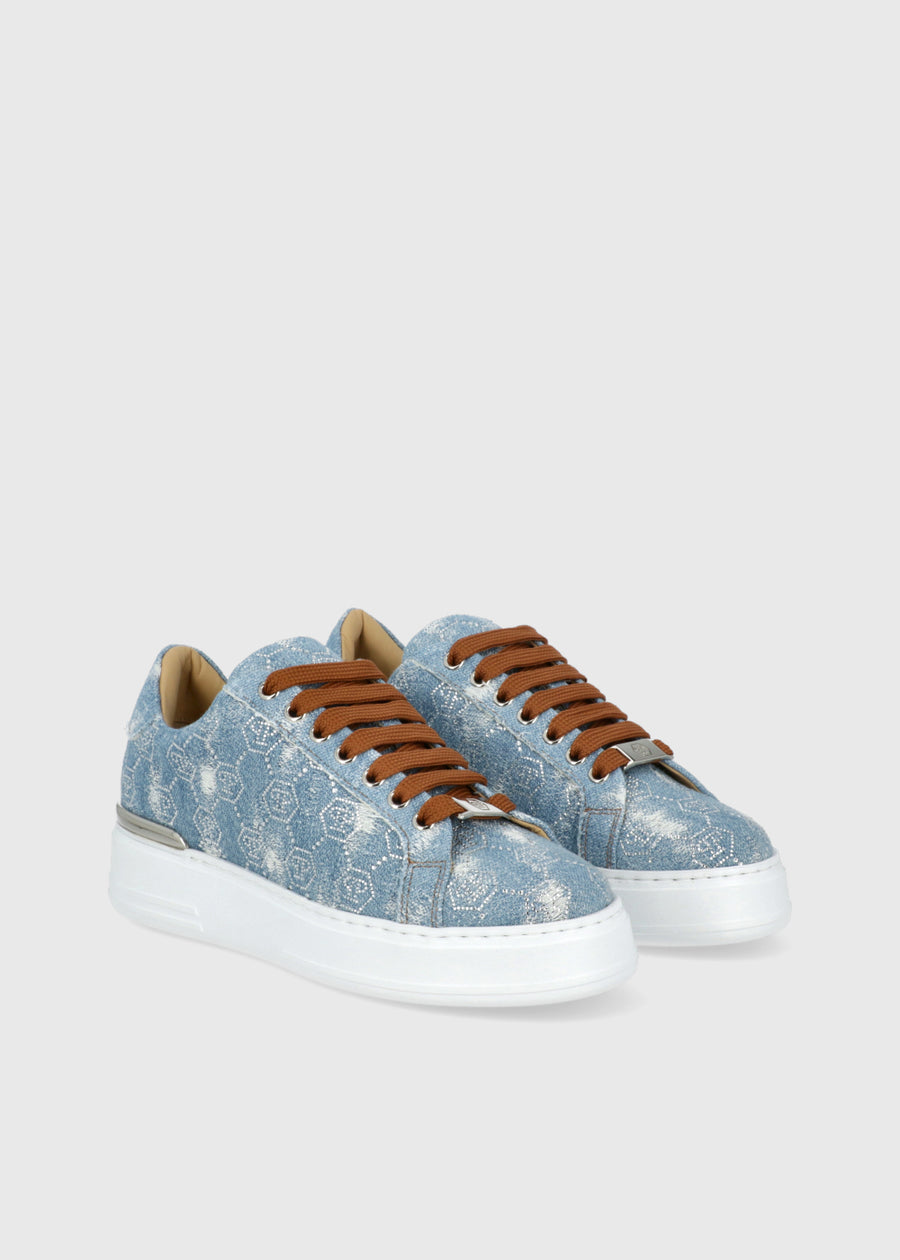 Philipp Plein Sneakers Denim Monogram PLP-WSC2768