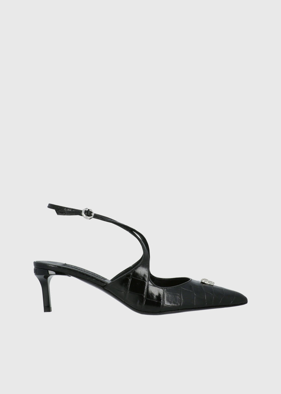 Philipp Plein Slingbacks Crossing Crocco PLP-WSD0651
