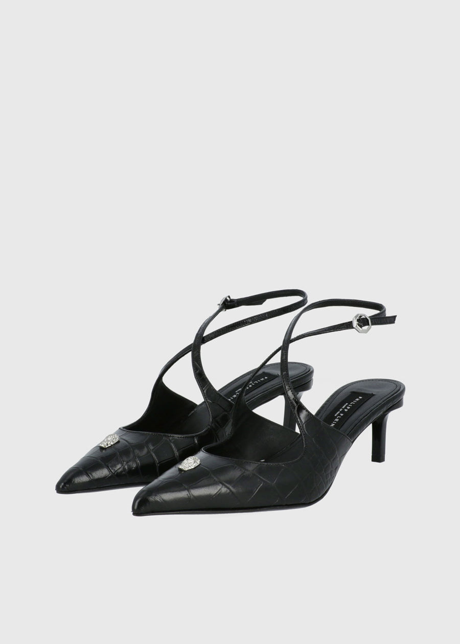 Philipp Plein Slingbacks Crossing Crocco PLP-WSD0651